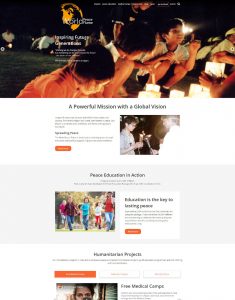 World Peace Flame website